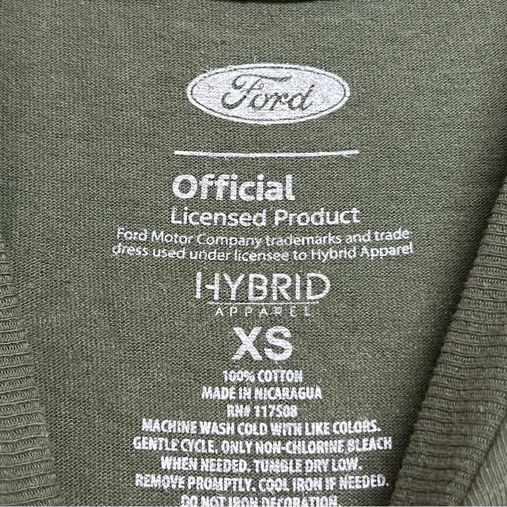 NWT Ford Bronco Relaxed Dark Green Tee Short Sleeve Shirt XS Unisex - Picture 7 of 7